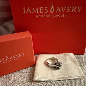 James Avery Retired African Beaded Ring Size 8